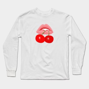 Cherry Lips Long Sleeve T-Shirt